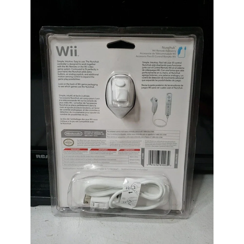 Nintendo Wii Remote & Nunchuk Both NEW SEALED!!!